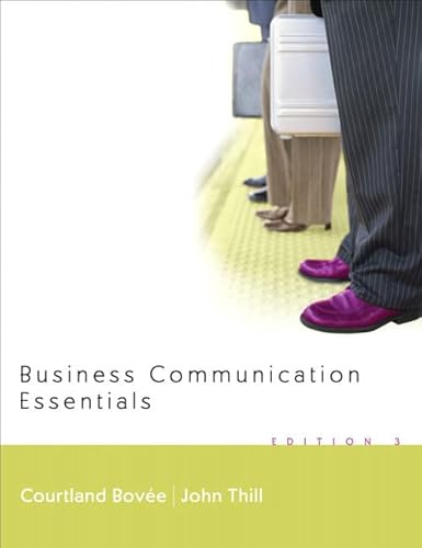 Stock image for Business Communication Essentials and Peak Performance Grammar and Mec for sale by Hawking Books