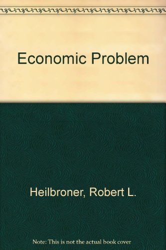 Beispielbild fr Economic Problem zum Verkauf von Mispah books