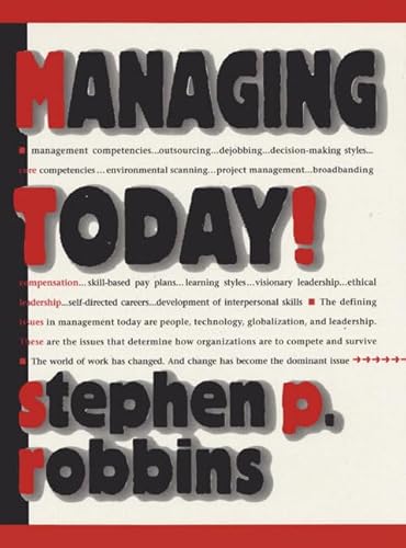 Imagen de archivo de Managing Today! a la venta por WorldofBooks