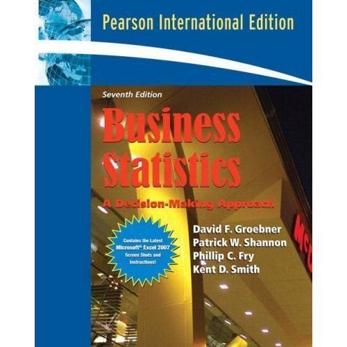 Beispielbild fr Business Statistics A Decision-Making Approach zum Verkauf von WorldofBooks
