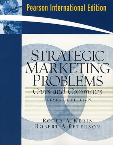 Imagen de archivo de Strategic Marketing Problems: Cases and Comments a la venta por Anybook.com