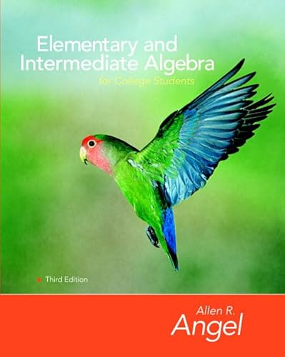 Beispielbild fr Elementary and Intermediate Algebra for College Students zum Verkauf von ThriftBooks-Atlanta