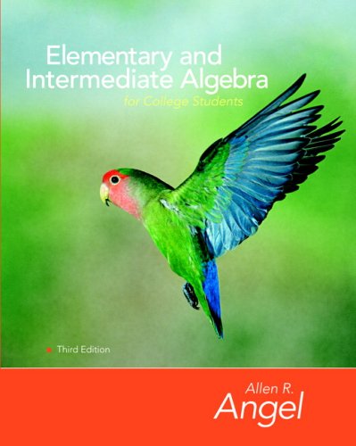 Stock image for Elementary and Intermediate Algebra for College Students for sale by ThriftBooks-Atlanta