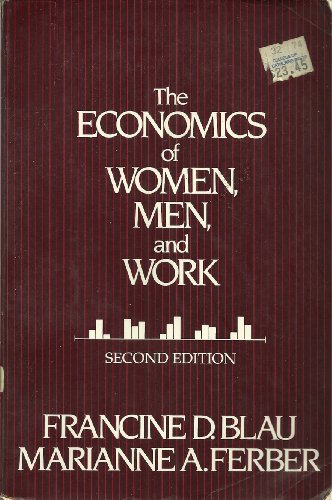 Stock image for Economics : Women and Men and Work for sale by Better World Books