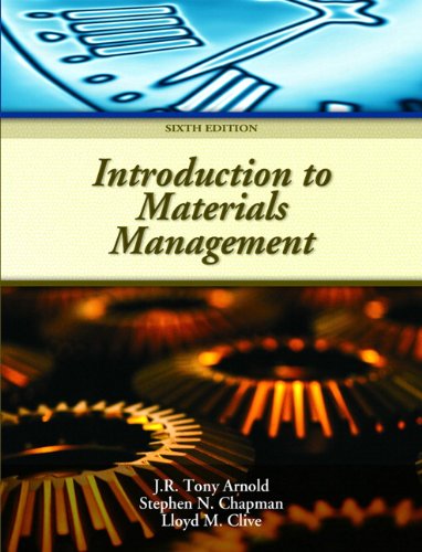 Beispielbild fr Introduction to Materials Management zum Verkauf von Better World Books