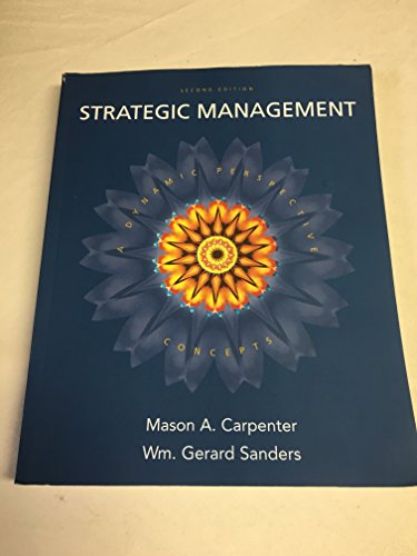 9780132341400: Strategic Management: Concepts