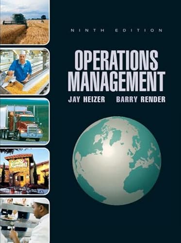 Beispielbild fr Operations Management zum Verkauf von Better World Books