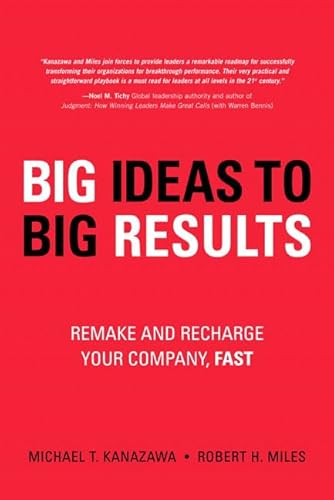 Stock image for Big Ideas to Big Results: Remake and Recharge Your Company, Fast for sale by Wonder Book