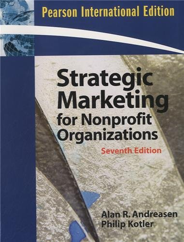 Beispielbild fr Strategic Marketing for Non-Profit Organizations: International Edition zum Verkauf von Anybook.com