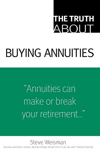 Imagen de archivo de The Truth About Buying Annuities a la venta por Wonder Book