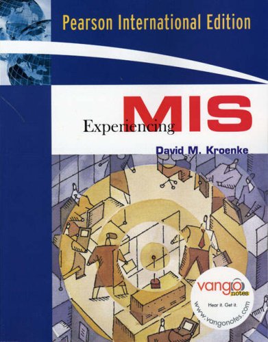 Imagen de archivo de Experiencing MIS: International Edition a la venta por WorldofBooks
