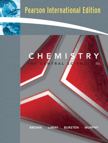 Imagen de archivo de Chemistry : The Central Science: International Edition a la venta por Better World Books Ltd