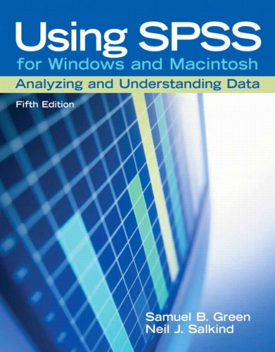 Using SPSS for Windows and Macintosh: Analyzing and Understanding Data Value Package (includes SPSS 15.0 Student Version for Windows-) (9780132361446) by J. Neil Salkind