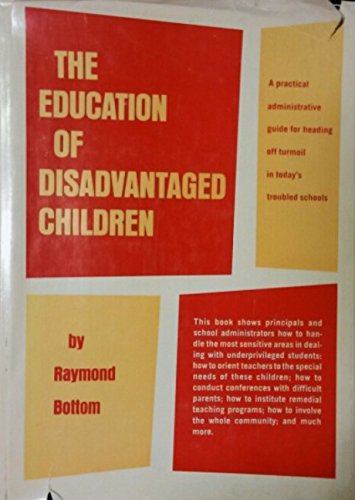 Stock image for Education of Disadvantaged Children for sale by Hammonds Antiques & Books