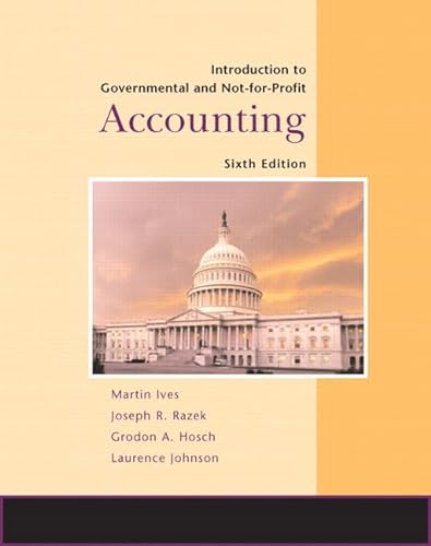 Stock image for Introduction to Government and Not-for-Profit Accounting for sale by Book Deals