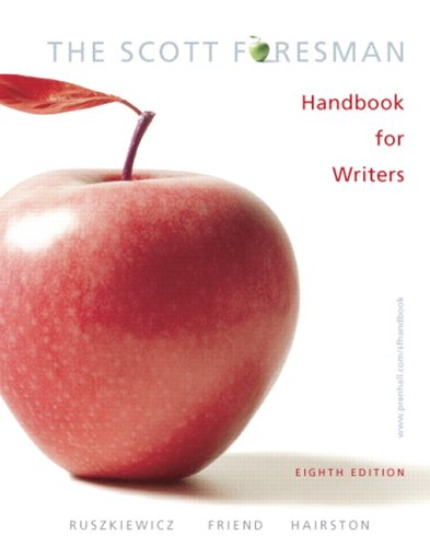 Beispielbild fr The Scott Foresman Handbook for Writers (8th Edition) (MyCompLab Series) zum Verkauf von Wonder Book