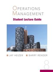 Stock image for Operations Management Student Lecture Guide for sale by WorldofBooks