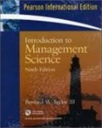 Stock image for Introduction to Management Science for sale by Ammareal