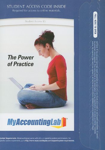 9780132378307: Financial Accounting Myaccountinglab Course Student Access Code Card: A Business Process Approach