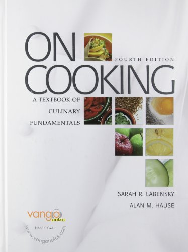 Imagen de archivo de On Cooking: A Textbook of Culinary Fundamentals a la venta por HPB-Red