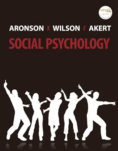 Beispielbild fr Social Psychology zum Verkauf von Reliant Bookstore