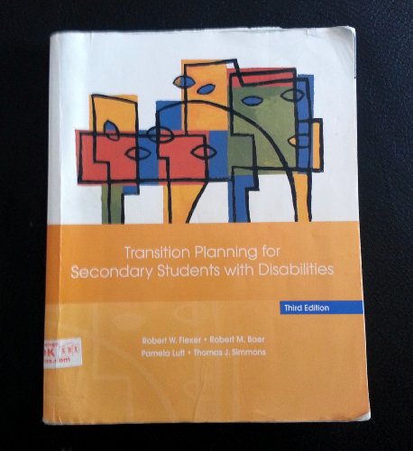 Stock image for Transition Planning for Secondary Students With Disabilities for sale by Blue Vase Books