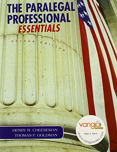 Beispielbild fr The Paralegal Professional Essentials zum Verkauf von Better World Books