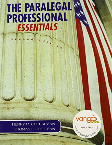 Imagen de archivo de The Paralegal Professional Essentials a la venta por Better World Books