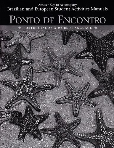 9780132393461: Answer Key to Student Activities Manual for Ponto de Encontro:Portuguese as a World Language