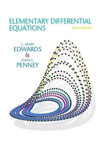 Stock image for Elementary Differential Equations for sale by Books Unplugged