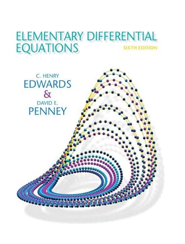 9780132397308: Elementary Differential Equations