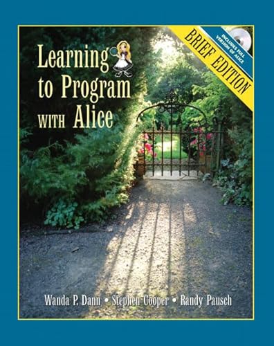 Beispielbild fr Learning to Program With Alice: Brief zum Verkauf von Wonder Book
