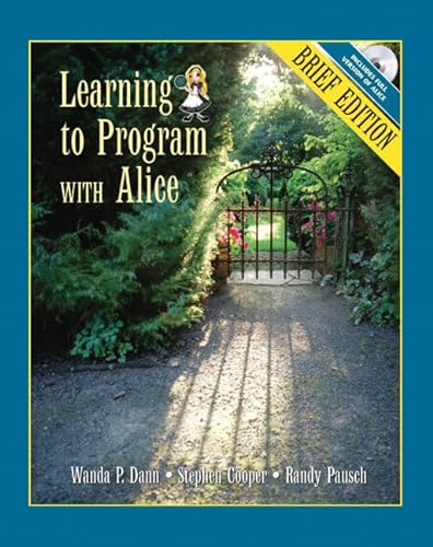 9780132397759: Learning to Program With Alice: Brief