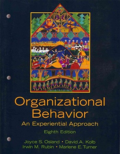 9780132399678: Organizational Behavior: An Experiential Approach + The Organizational Behavior Reader