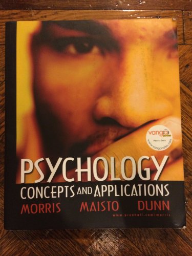 Imagen de archivo de Psychology: Concepts and Applications a la venta por Wonder Book