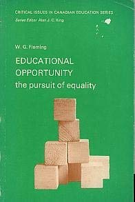 Imagen de archivo de Educational Opportunity: The Pursuit of Equality a la venta por Kennys Bookstore