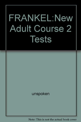 Imagen de archivo de FRANKEL:New Adult Course 2 Tests a la venta por SecondSale