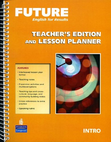 Beispielbild fr Future English for Results: Intro, Lesson Planner, Teacher's Edition zum Verkauf von HPB-Red