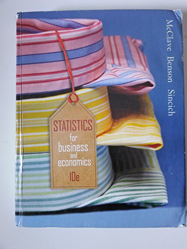 Beispielbild fr Statistics for Business & Economics (10th Edition) zum Verkauf von Wonder Book