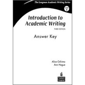 Stock image for Introduction to Academic Writing: Answer Key for sale by GoldenWavesOfBooks