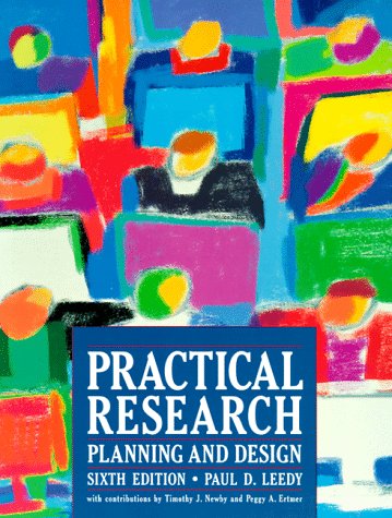 Imagen de archivo de Practical Research: Planning and Design a la venta por SecondSale