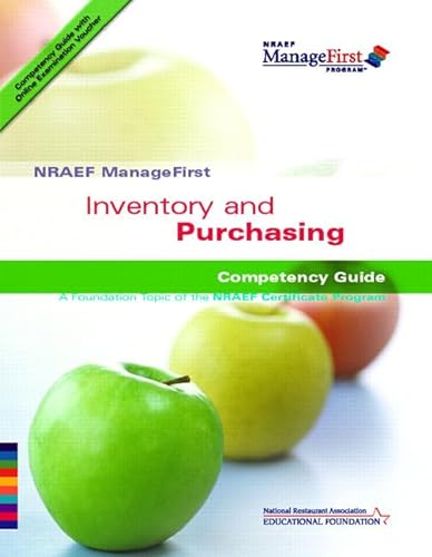 Imagen de archivo de Nraef Managefirst: Inventory and Purchasing W/ On-Line Access Testing Code Card a la venta por ThriftBooks-Dallas
