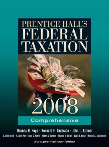 Imagen de archivo de Prentice Halls Federal Taxation: 2008 Comprehensive a la venta por Solr Books