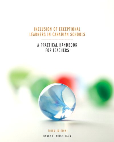 9780132418836: Inclusion of Exceptional Learners in Canadian Schools: A Practical Handbook for Teachers