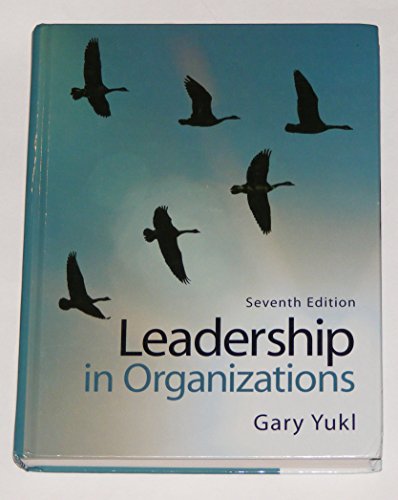 Imagen de archivo de Leadership in Organizations a la venta por Jenson Books Inc