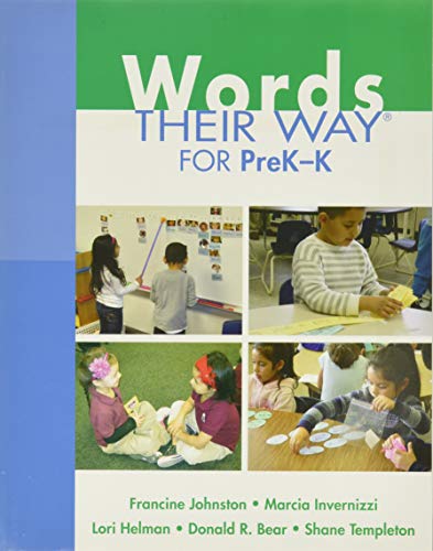 9780132430166: Words Their Way for PreK-K