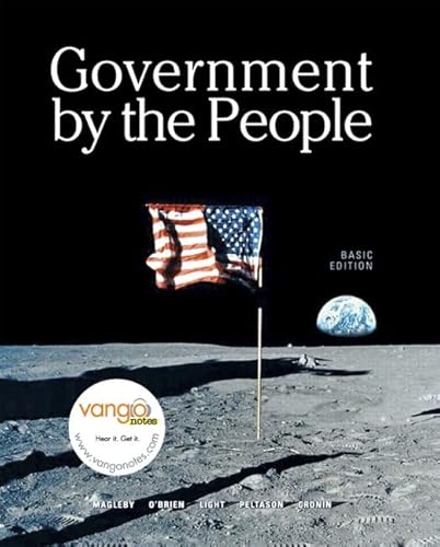 Imagen de archivo de Government By The People, Basic Version (22nd Edition) ; 9780132434423 ; 0132434423 a la venta por APlus Textbooks