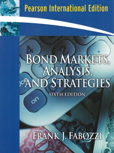 9780132436267: Bond Markets, Analysis and Strategies: International Edition