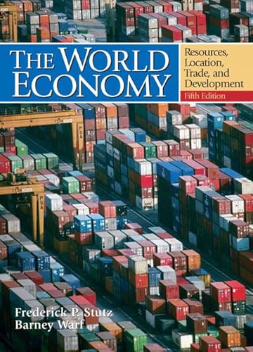 Beispielbild fr The World Economy: Resources, Location, Trade And Development zum Verkauf von BooksRun