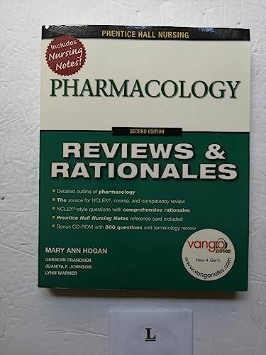 Imagen de archivo de Prentice-Hall Reviews & Rationales: Pharmacology a la venta por Gulf Coast Books